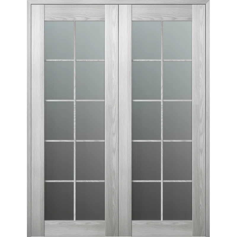 Belldinni Avon 10 Lite Solid + Manufactured Wood Paneled French Doors
