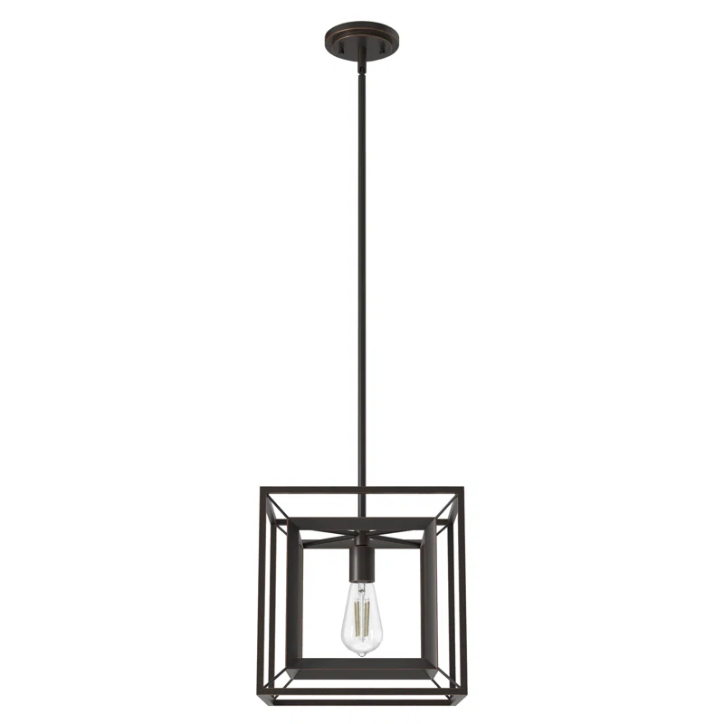Hunter Fan Doherty Convertible 1 - Light Pendant 12 Inch Ceiling Light Fixture