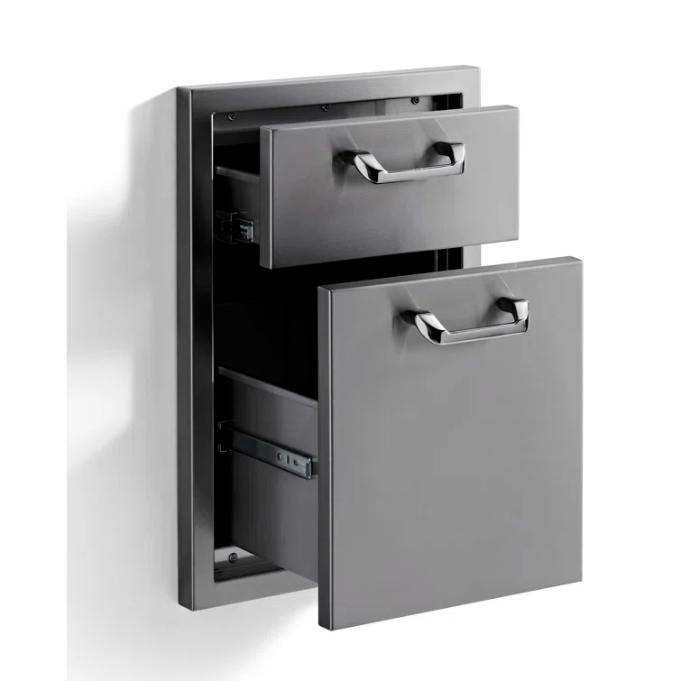 Lynx 15.75'' Stainless Steel Drop-In Drawers