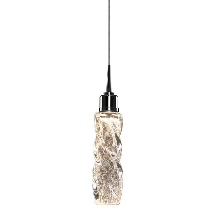 Bruck Lighting Aria 1 - Light Chrome LED Pendant