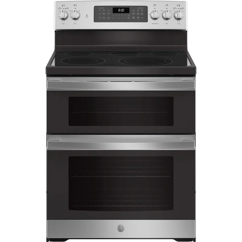 GE Appliances 30" 6.6 cu. ft. Freestanding Electric Range with 5 Elements and Convection Oven
