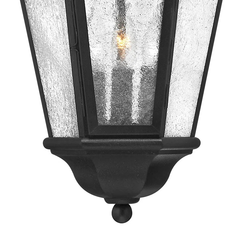 Hinkley Edgewater Black 3 -Bulb 18.5" H Outdoor Hanging Lantern