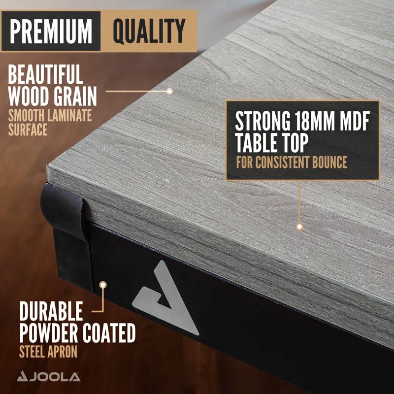 Joola Brighton Table Tennis and Dining Combo Table, Office Ping Pong Table with X-legs