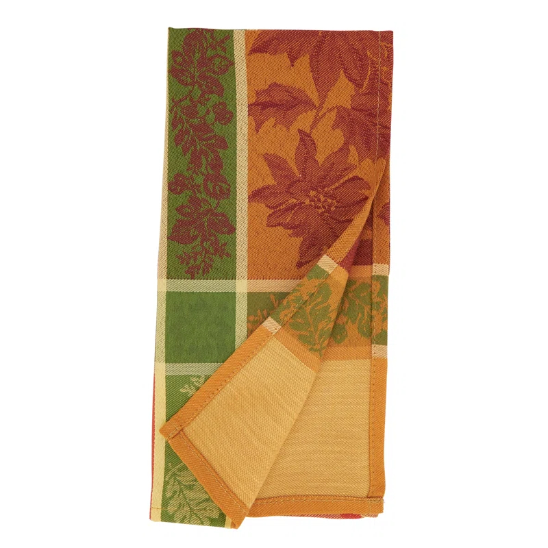 Saro Aurelia Collection Polyester No Pattern Square Napkin (Set of 4)