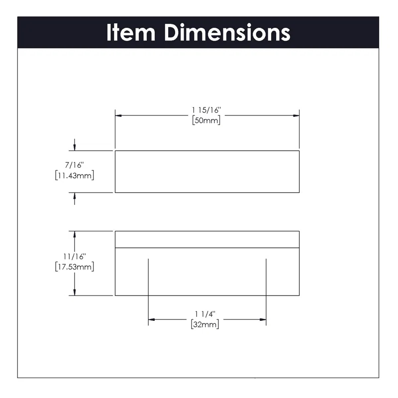 Hickory Hardware Streamline Kitchen Cabinet Handles, Solid Core Drawer Pulls for Cabinet Doors