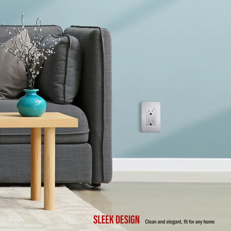 Enerlites No Subject 1 - Gang Rocker Standard Wall Plate