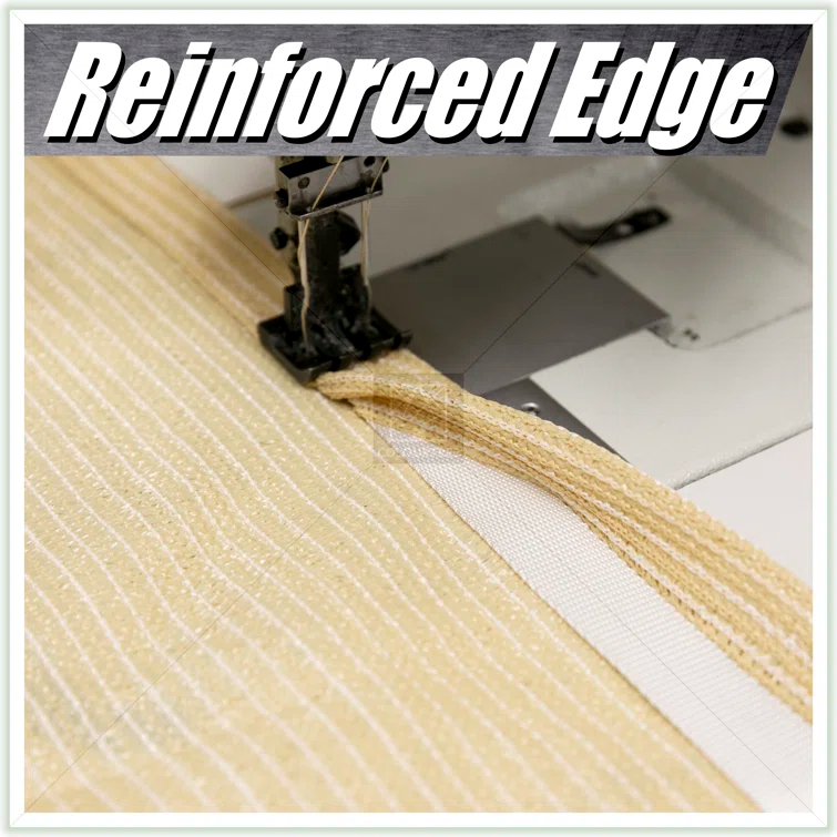 ColourTree Colourtree Sun Shade Sail Rectangle Canopy Fabric Cloth Screen, Water Permeable & UV Block UPF50