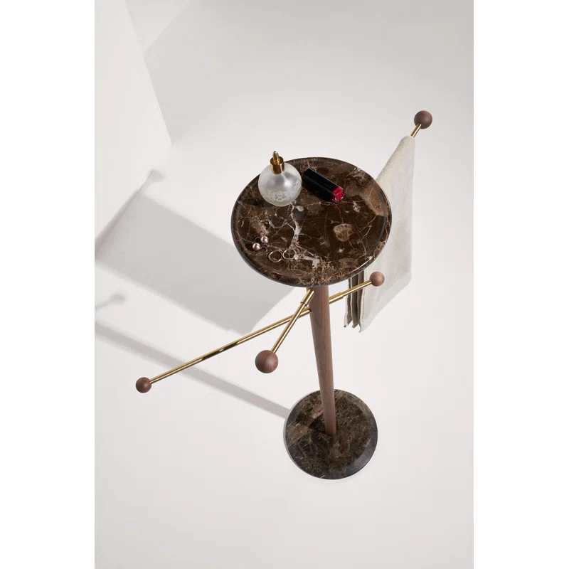 Nomon TOANE Toallero Wood 4 Freestanding Towel Stand