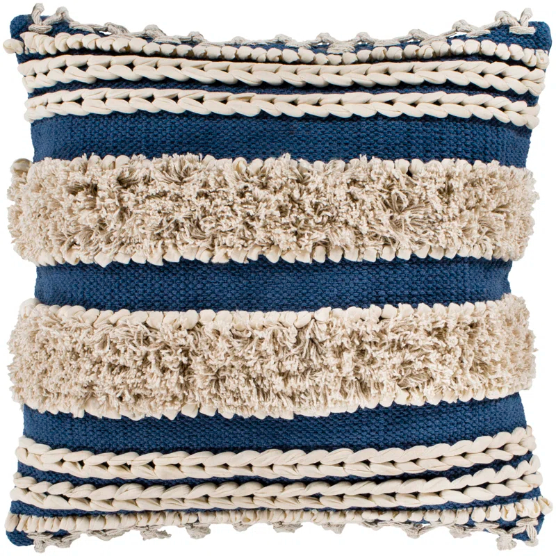 Venora Striped Cotton Throw Pillow