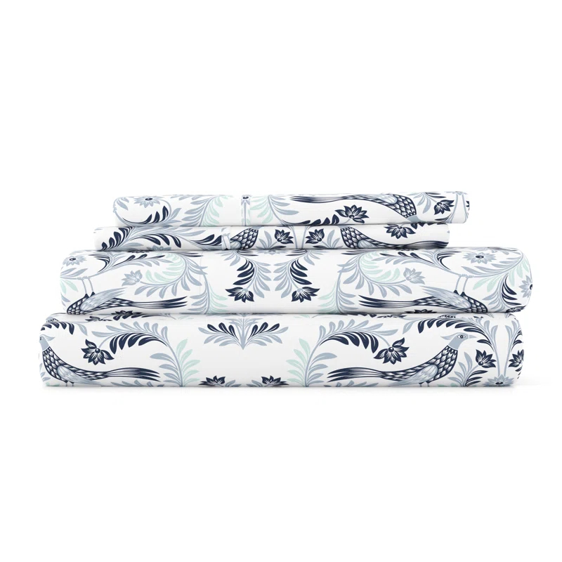 Becky Cameron Garden Estate Pattern Microfiber Sheet Set