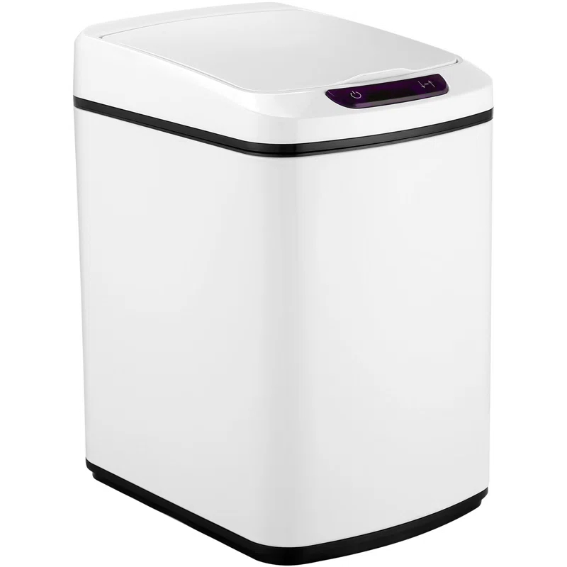 Hanover Steel Motion Sensor Waste Basket - 3.2 Gallons