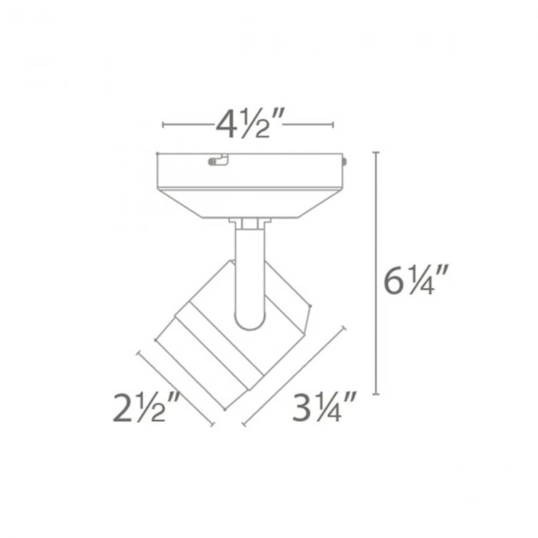WAC Lighting Paloma Adjustable Track Head MO-LED512F-930-WT