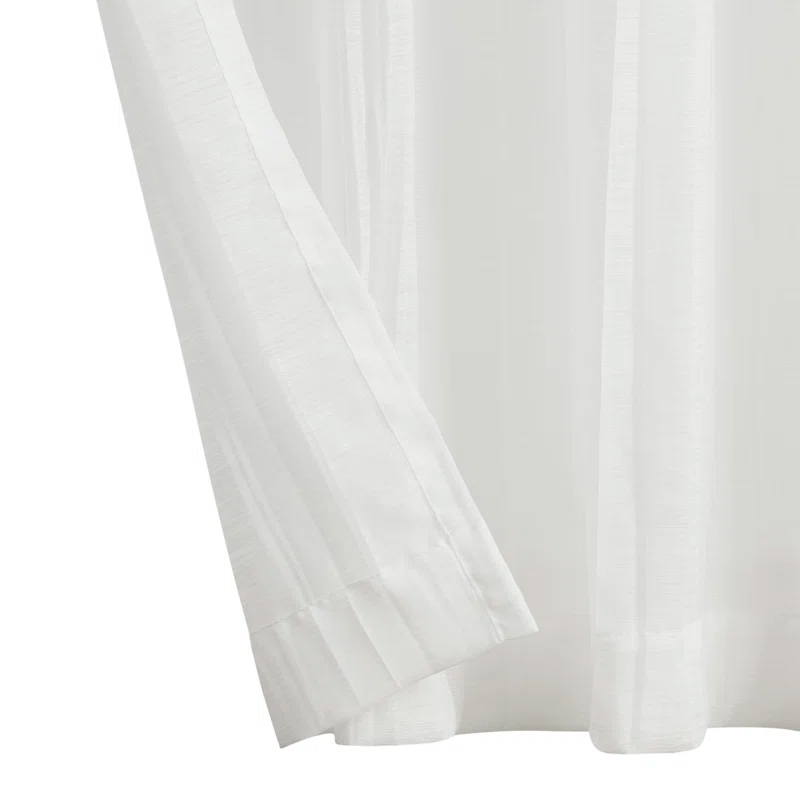 Nautica Nautica Cordelia Crushed Sheer Window Curtains (Set of 2)