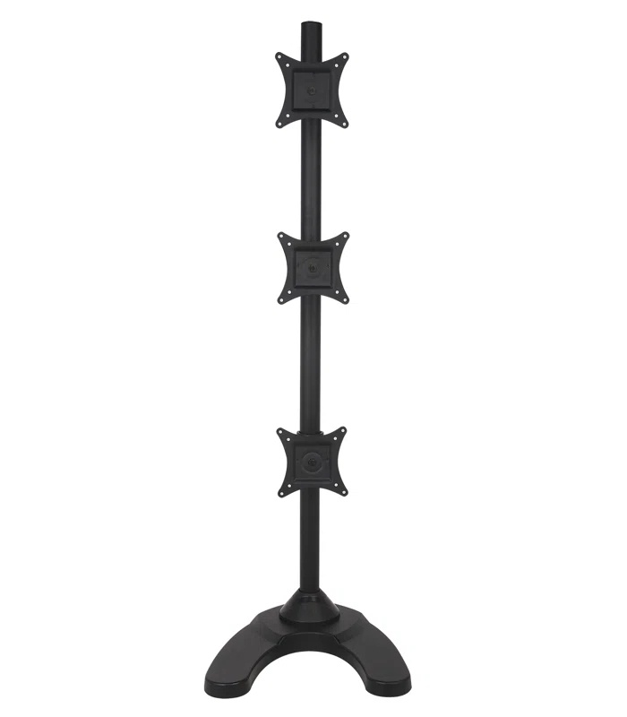 Vivo Triple Vertical Monitor Desk Stand