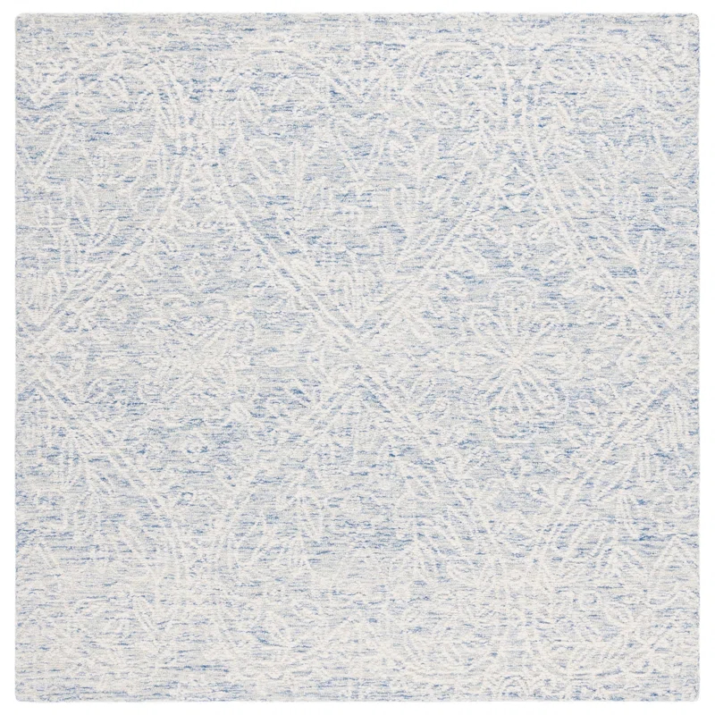 Canora Grey Greisofe Hand Tufted 80% Wool, 20% Cotton With Cotton Backing Floral Rug