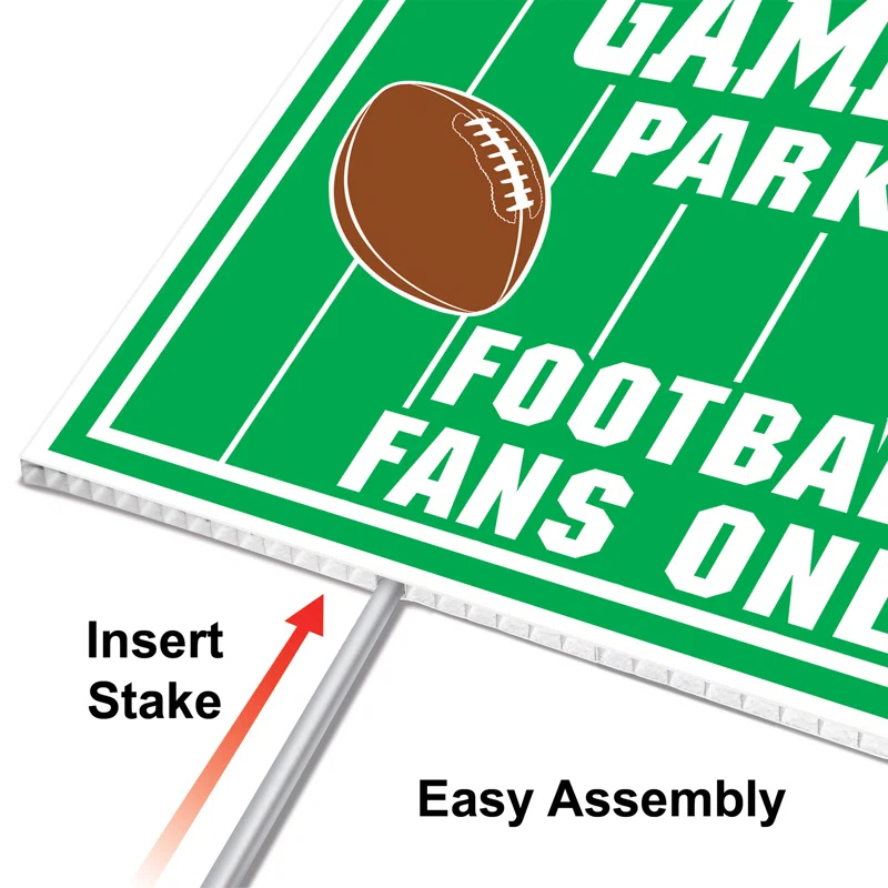 The Beistle Company Football Signs
