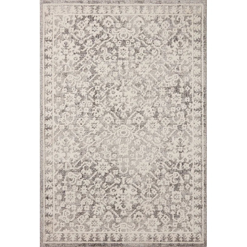 Magnolia Home by Joanna Gaines x Loloi Gigi Grey / Ivory Area Rug