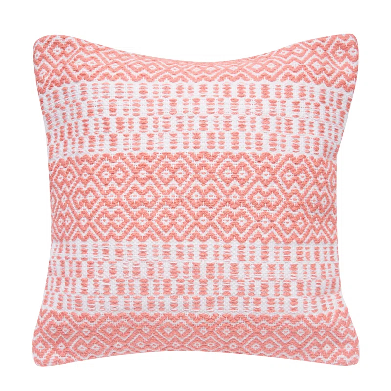C&F Home Pim Diamond Stripe Aqua Pillow