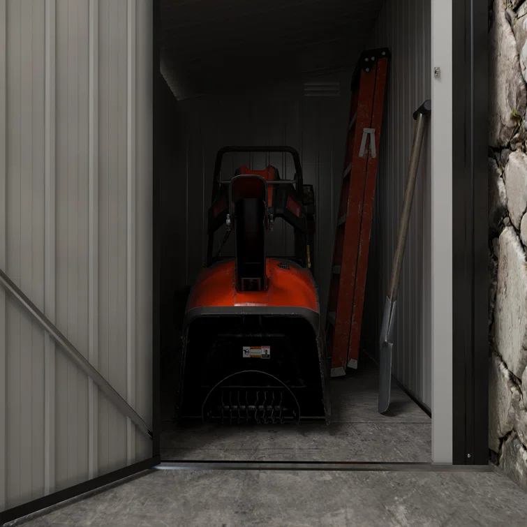 Outsunny Metal Lean-to Storage Shed