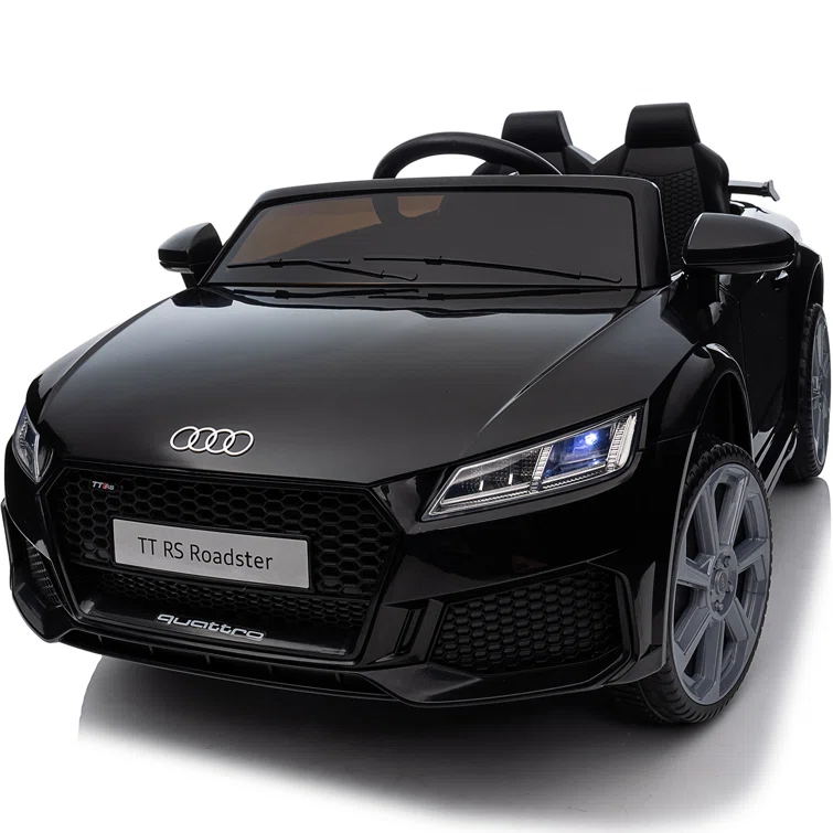 Outfunny Electric Car for Kids, Licensed Audi 6V Ride on Toy Car for Toddlers with Remote, Bluetooth