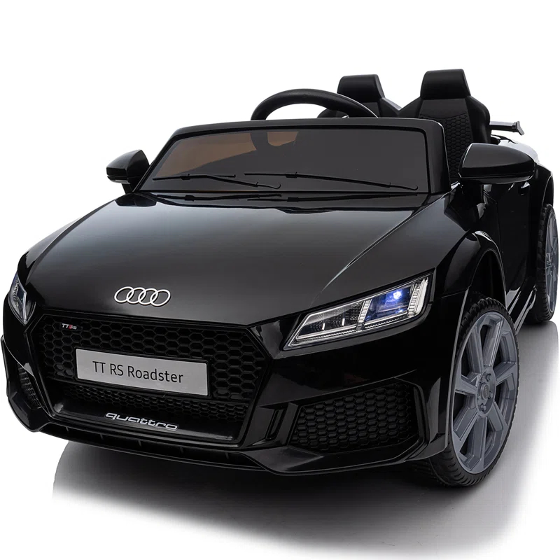 Outfunny Electric Car for Kids, Licensed Audi 6V Ride on Toy Car for Toddlers with Remote, Bluetooth
