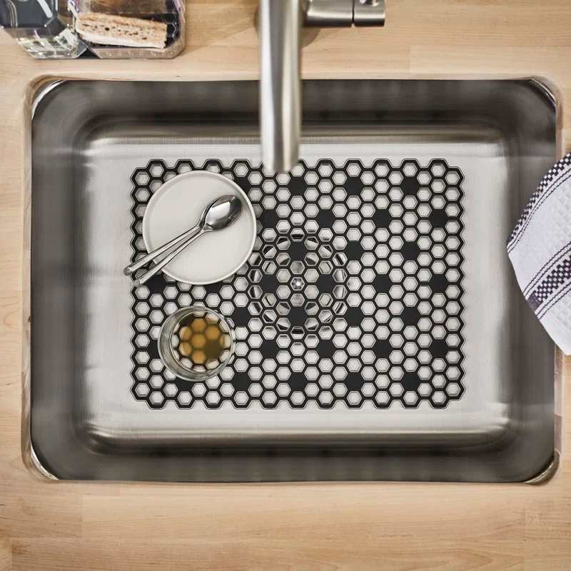 HEXA Kitchen Sink Non-Slip Plastic Drain Tray