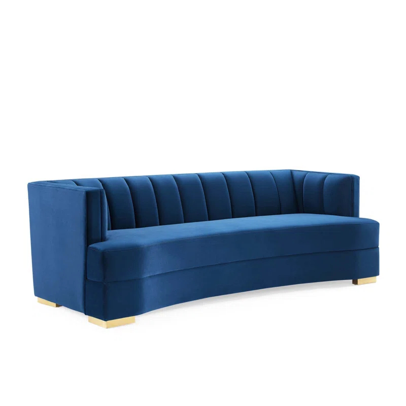 Modway Modway Encompass Channel Tufted Performance Velvet Curved Sofa