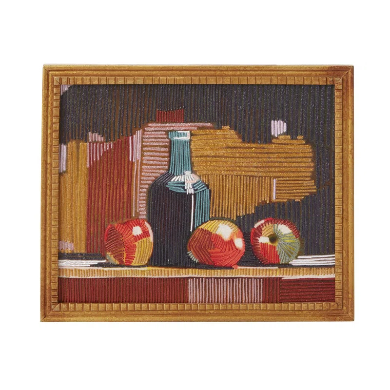 Framed On Natural Fibers Print