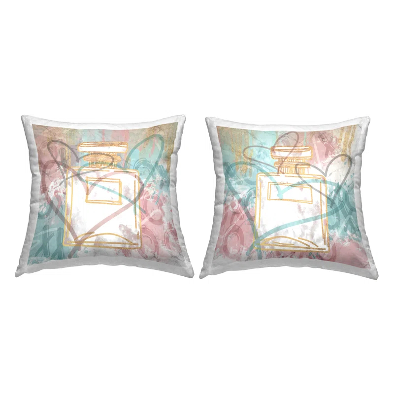 Stupell Industries Abstract Throw Pillow (Set of 2)