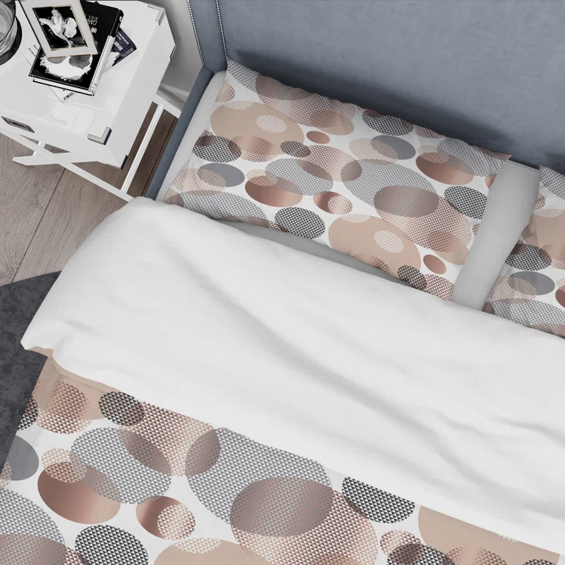 Design Art Modern & Contemporary Twill Geometric Shapes Duvet Cover Set