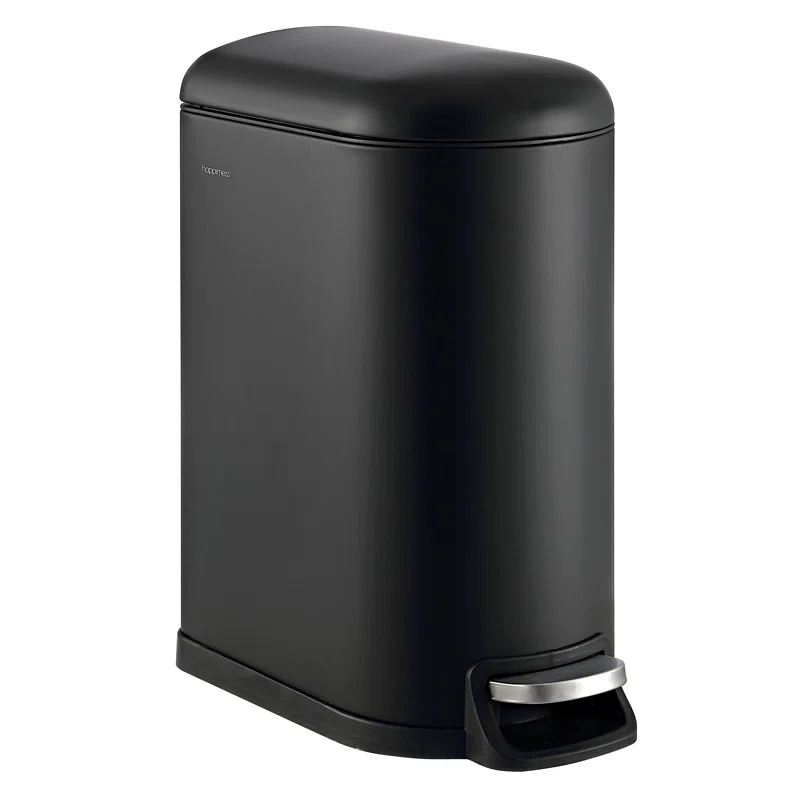 happimess Roland Steel Step On Trash Can