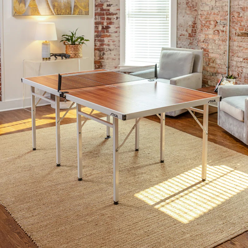 STIGA STIGA Space Saver Foldable Indoor Ping Pong Table - Compact Size with Regulation Quality