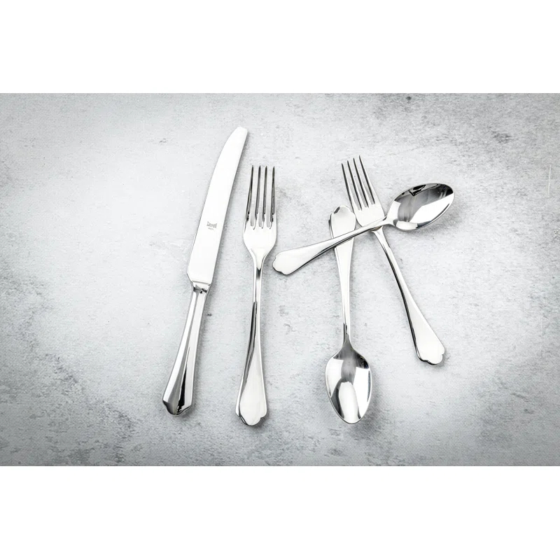 Dolce Vita Flatware 20-Piece Set by Mepra - Polished Stainless Steel