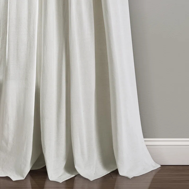 Lush Decor Beckham Window Semi-Sheer Rod Pocket Single Curtain Panel