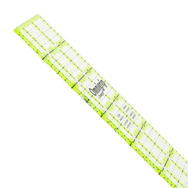 Omnigrid Omnigrip 5" x 5" Non-Slip Square Quilting Ruler