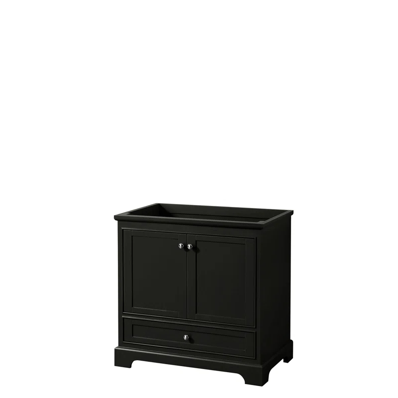Wyndham Collection Deborah 35" Single Bathroom Vanity Base Only