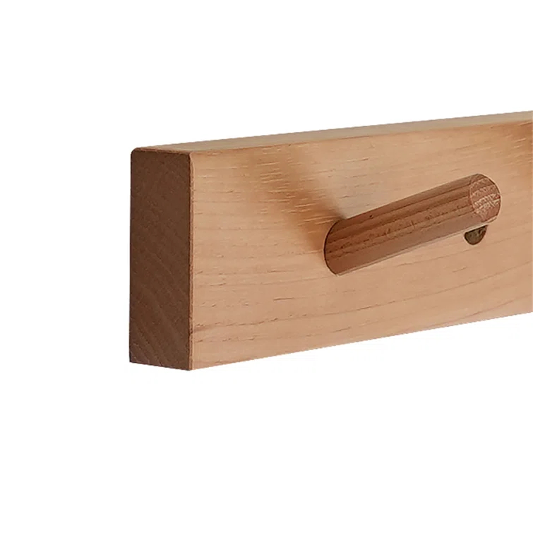 CONSDAN Solid Wood Wall Wall Mounted Coat Rack