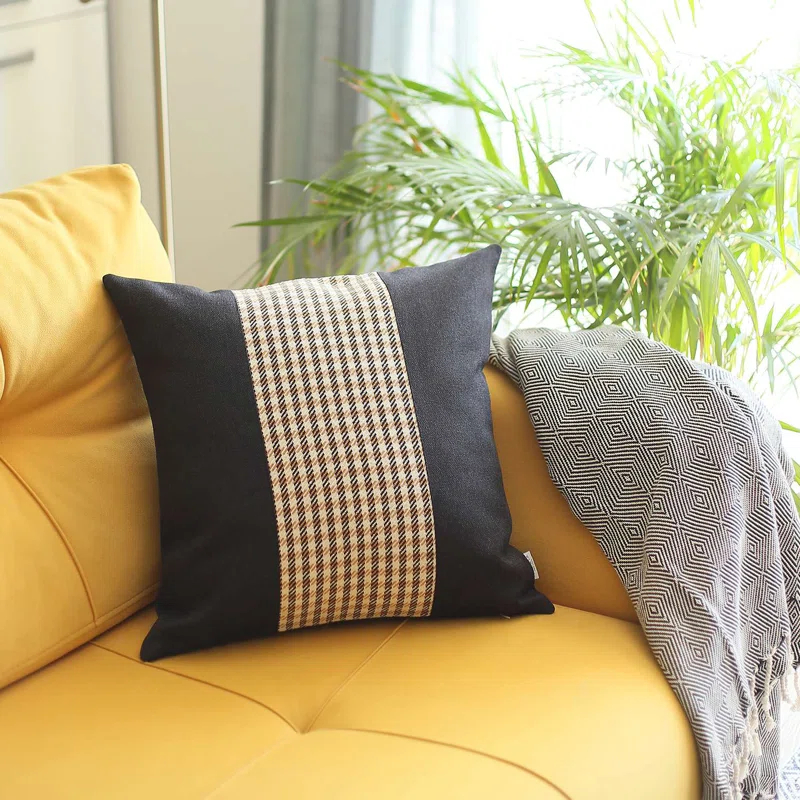 Mike&Co. New York Houndstooth Throw Pillow