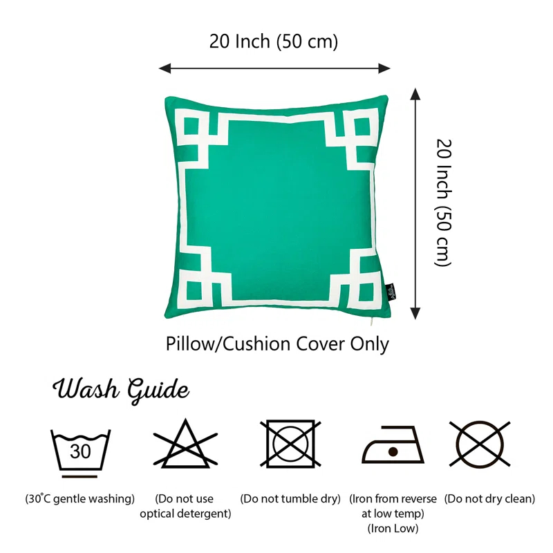 Apolena Albion Geometric Reversible Pillow Cover (Set of 2)
