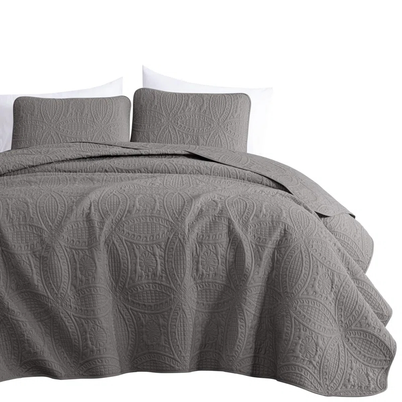 Austin Standard Geometric Shapes Coverlet Set