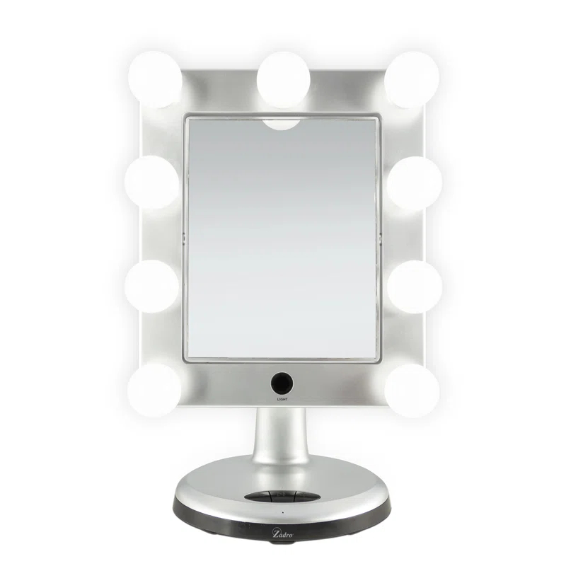 Latitude Run® MELROSE LED Variable Light Bluetooth Vanity Mirror, 5X/1X