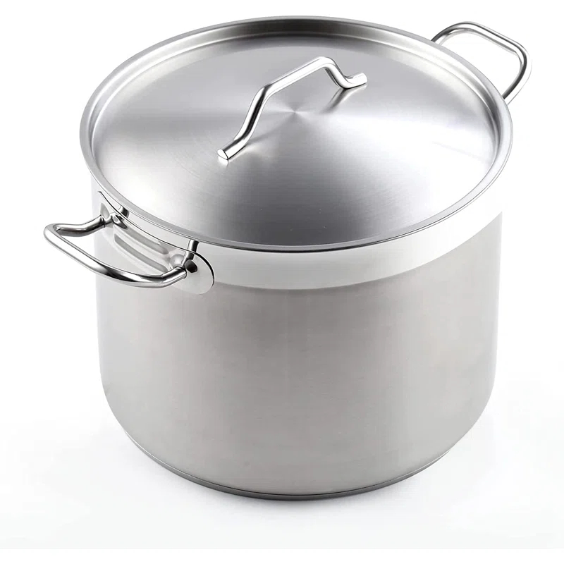 Cooks Standard Cooks Standard Professional Stainless Steel Stock Pot with Lid, Silver