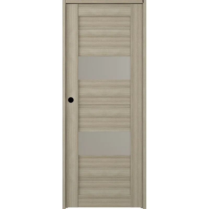Belldinni Vita DIY-FRIENDLY Paneled Manufactured Wood and Glass Prefinished Standard Door