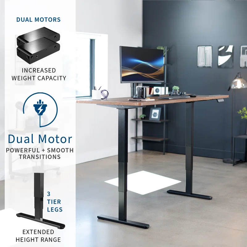 Electric 71" x 30" Stand Up Desk Workstation, 2B7B Series