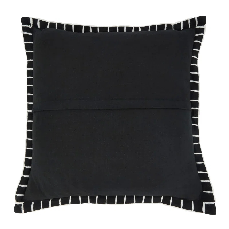 Saro Persephone Collection Cotton Pillow Cover
