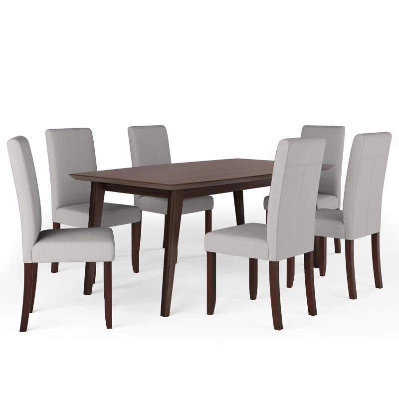 Simpli Home Acadian Rectangular 40'' L x 66'' W Dining Set
