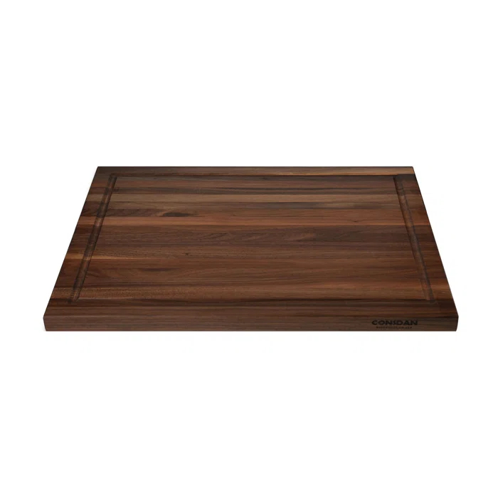 CONSDAN CONSDAN Wood Cutting Board, Black Walnut