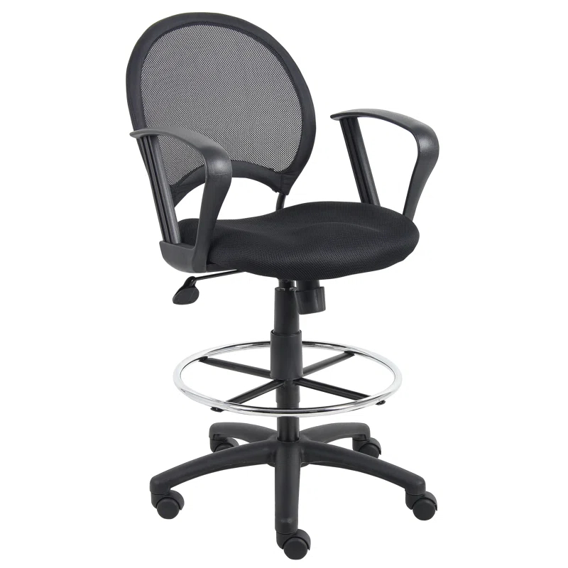 Boss Office Products Mesh Drafting Chair