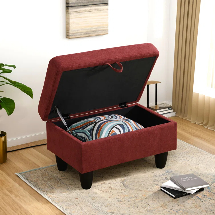 Mercer41 Rehmaan Upholstered Storage Bench