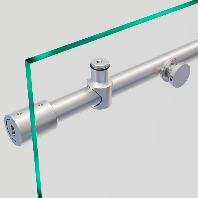 Holcam ECSE180.BNK.CLR.6074.HS Eclipse 56" W x 74" H Single Sliding Frameless Shower Door